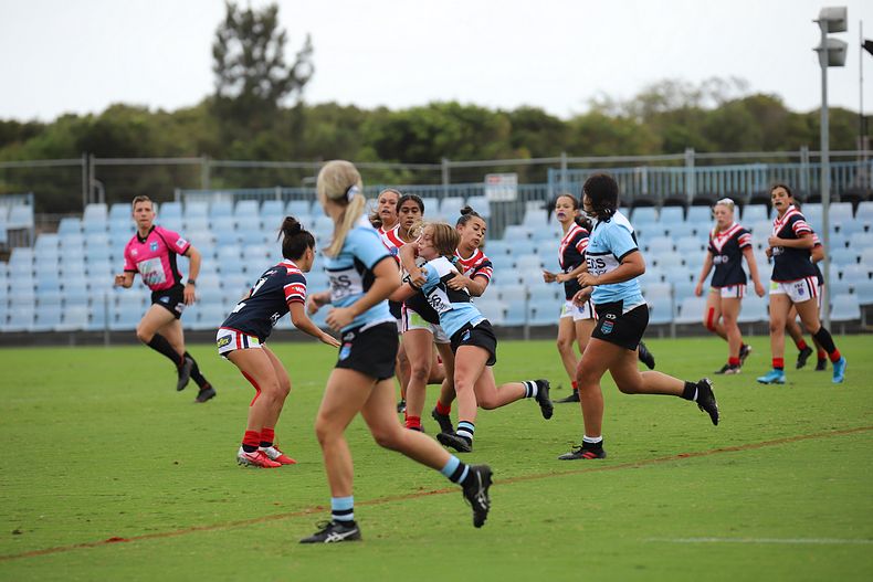 2020 Tarsha Gale Cup – Rnd 6 – Sharks v Roosters (1st Half)