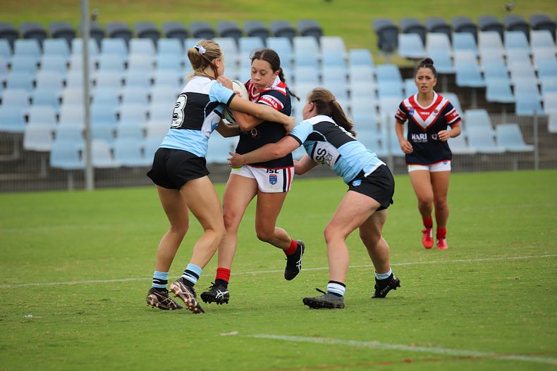 2020 Tarsha Gale Cup – Rnd 6 – Sharks v Roosters (1st Half)