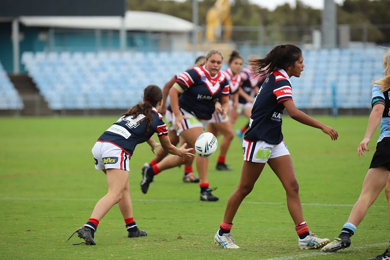 2020 Tarsha Gale Cup – Rnd 6 – Sharks v Roosters (1st Half)