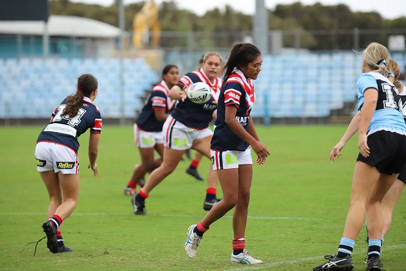 2020 Tarsha Gale Cup – Rnd 6 – Sharks v Roosters (1st Half)