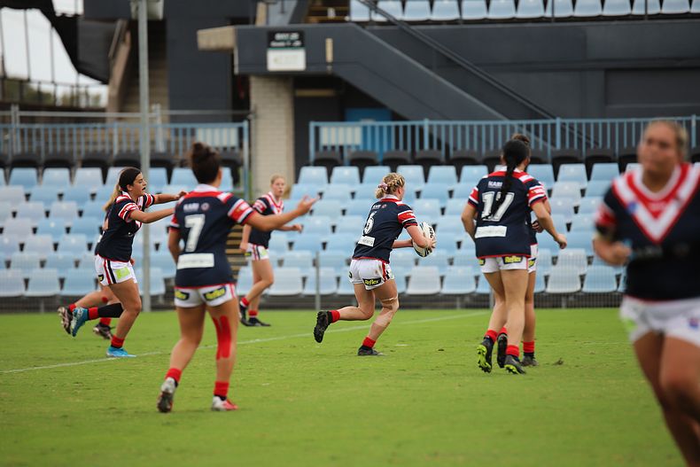 2020 Tarsha Gale Cup – Rnd 6 – Sharks v Roosters (1st Half)