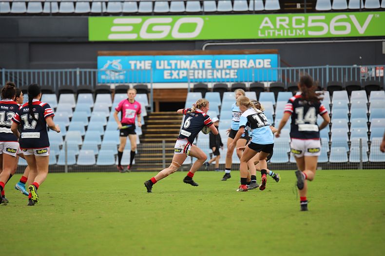 2020 Tarsha Gale Cup – Rnd 6 – Sharks v Roosters (1st Half)