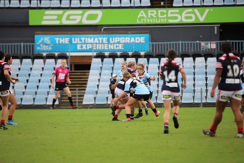 2020 Tarsha Gale Cup – Rnd 6 – Sharks v Roosters (1st Half)