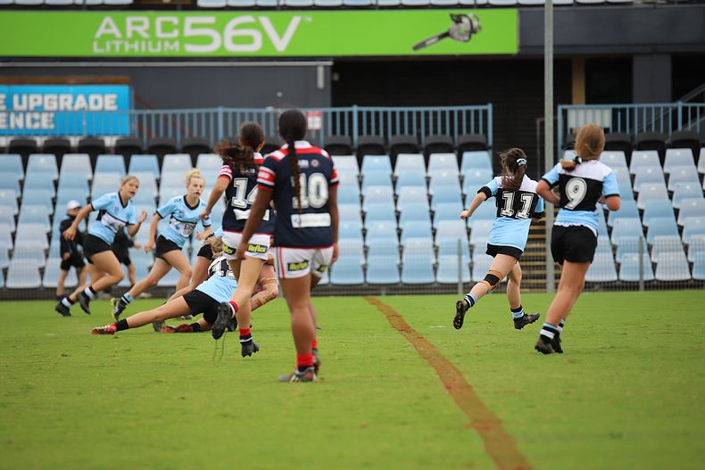 2020 Tarsha Gale Cup – Rnd 6 – Sharks v Roosters (1st Half)