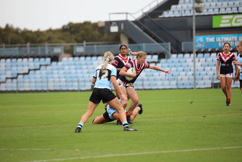 2020 Tarsha Gale Cup – Rnd 6 – Sharks v Roosters (1st Half)