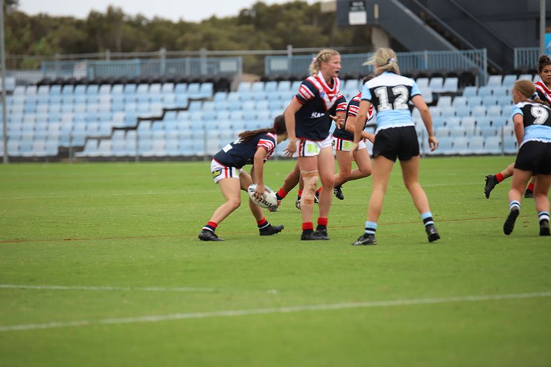 2020 Tarsha Gale Cup – Rnd 6 – Sharks v Roosters (1st Half)