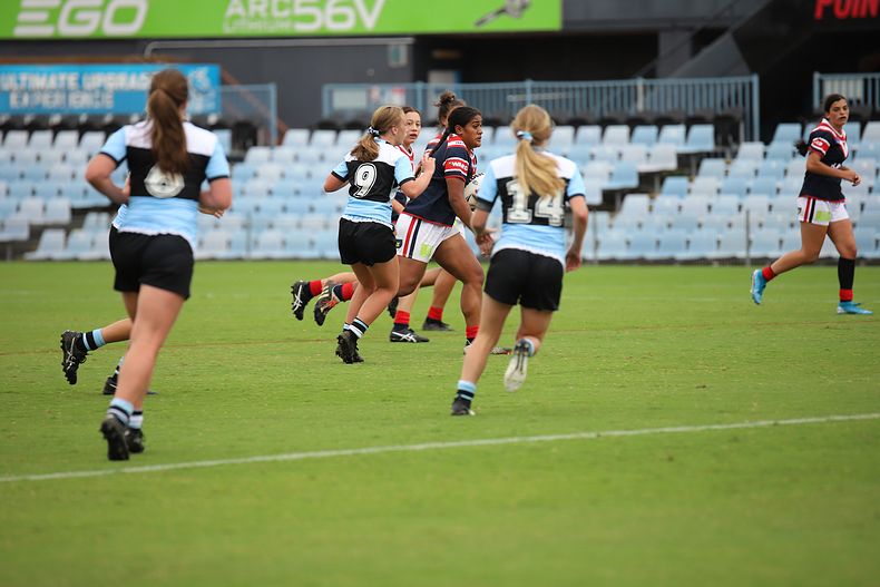 2020 Tarsha Gale Cup – Rnd 6 – Sharks v Roosters (1st Half)