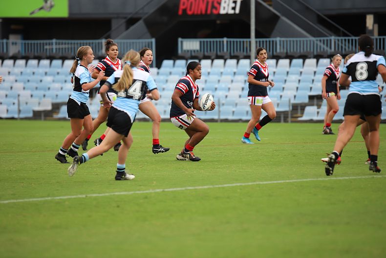 2020 Tarsha Gale Cup – Rnd 6 – Sharks v Roosters (1st Half)