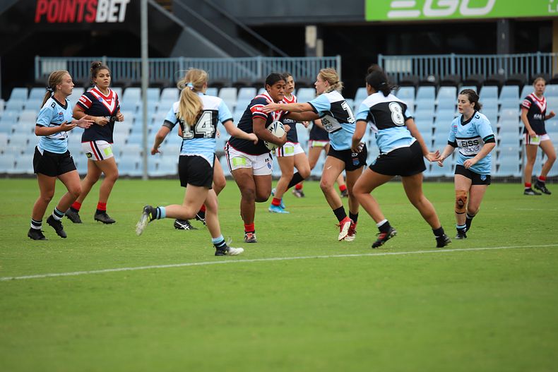 2020 Tarsha Gale Cup – Rnd 6 – Sharks v Roosters (1st Half)