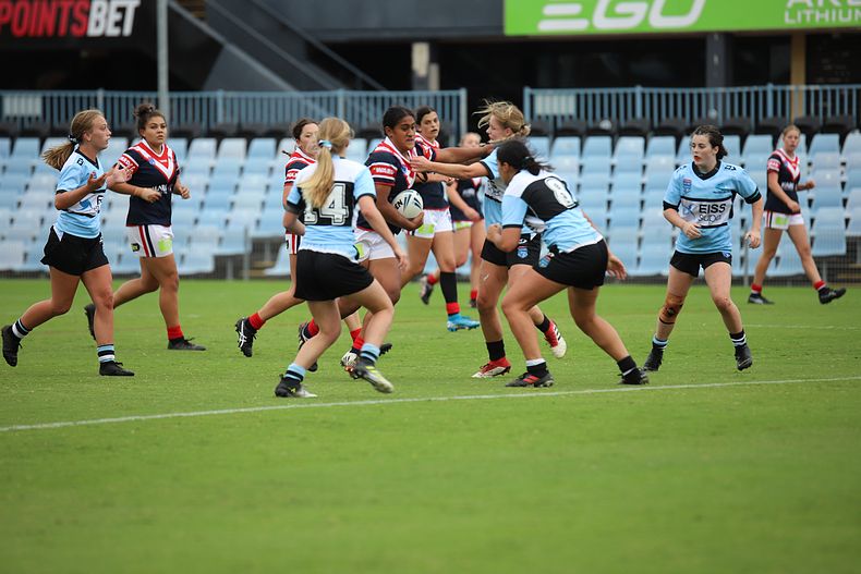 2020 Tarsha Gale Cup – Rnd 6 – Sharks v Roosters (1st Half)