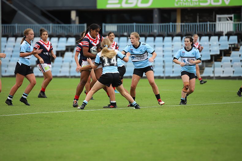 2020 Tarsha Gale Cup – Rnd 6 – Sharks v Roosters (1st Half)