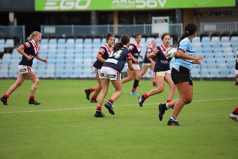 2020 Tarsha Gale Cup – Rnd 6 – Sharks v Roosters (1st Half)