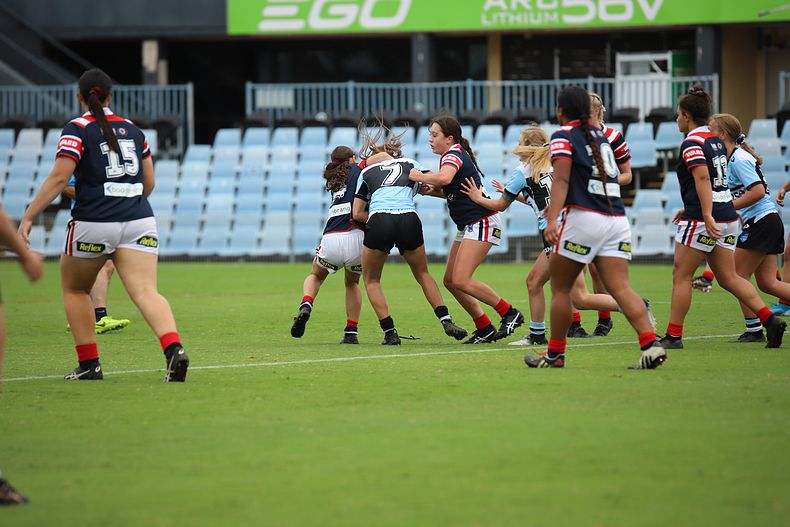 2020 Tarsha Gale Cup – Rnd 6 – Sharks v Roosters (1st Half)