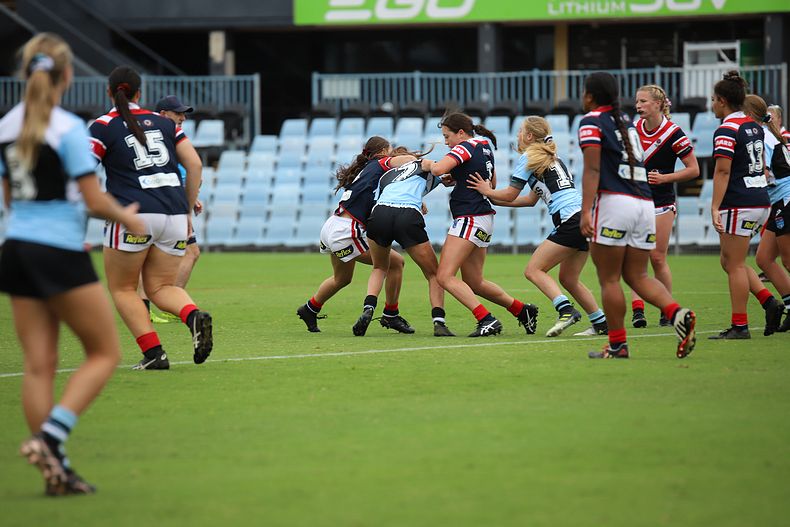 2020 Tarsha Gale Cup – Rnd 6 – Sharks v Roosters (1st Half)