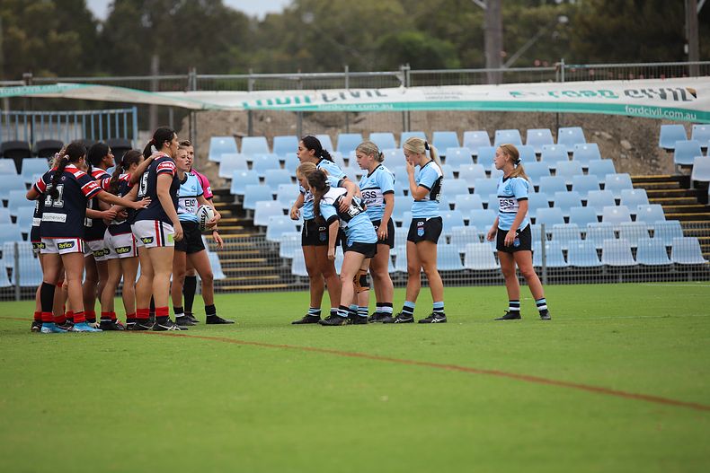 2020 Tarsha Gale Cup – Rnd 6 – Sharks v Roosters (1st Half)