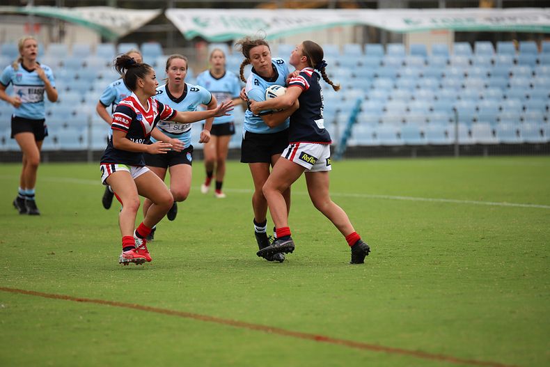 2020 Tarsha Gale Cup – Rnd 6 – Sharks v Roosters (1st Half)