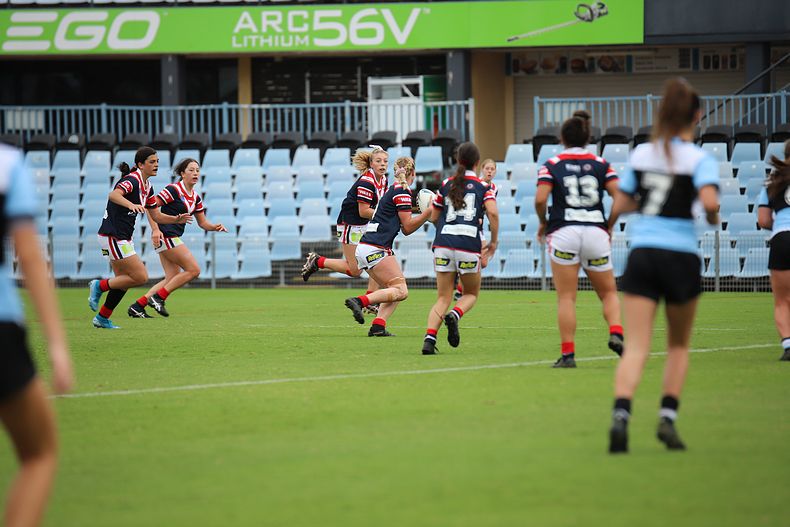 2020 Tarsha Gale Cup – Rnd 6 – Sharks v Roosters (1st Half)