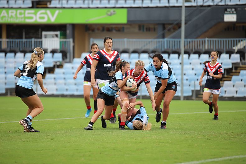 2020 Tarsha Gale Cup – Rnd 6 – Sharks v Roosters (1st Half)
