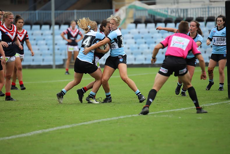 2020 Tarsha Gale Cup – Rnd 6 – Sharks v Roosters (1st Half)