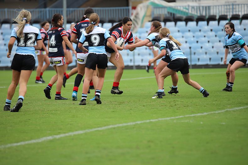 2020 Tarsha Gale Cup – Rnd 6 – Sharks v Roosters (1st Half)