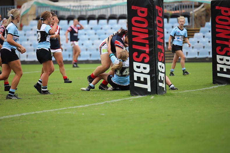 2020 Tarsha Gale Cup – Rnd 6 – Sharks v Roosters (1st Half)