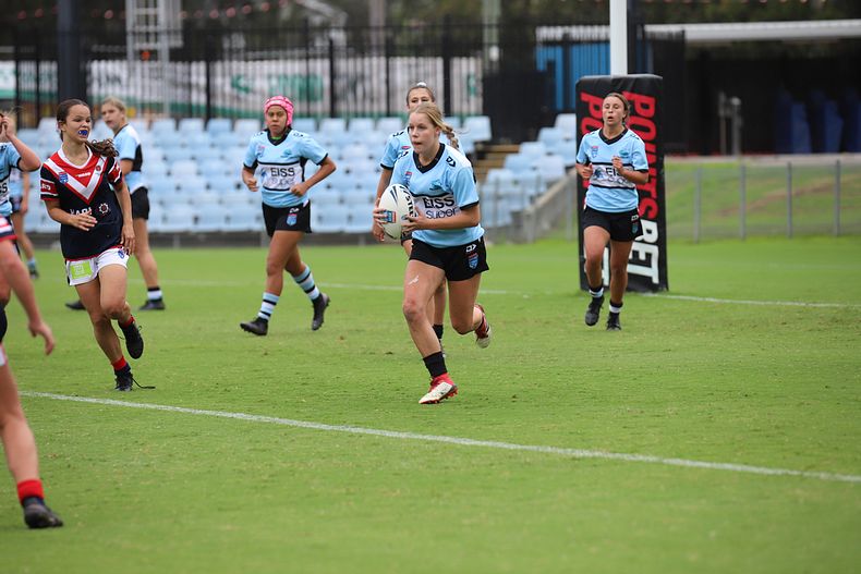 2020 Tarsha Gale Cup – Rnd 6 – Sharks v Roosters (1st Half)