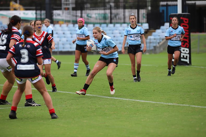 2020 Tarsha Gale Cup – Rnd 6 – Sharks v Roosters (1st Half)