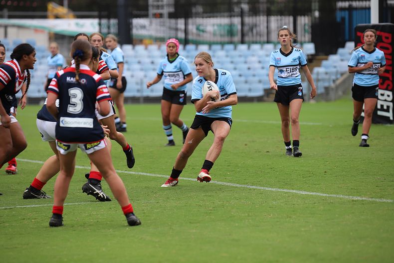 2020 Tarsha Gale Cup – Rnd 6 – Sharks v Roosters (1st Half)