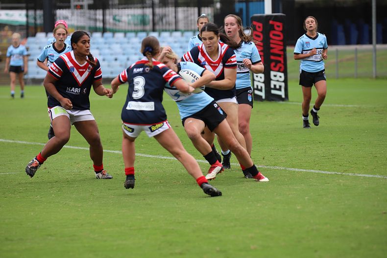 2020 Tarsha Gale Cup – Rnd 6 – Sharks v Roosters (1st Half)