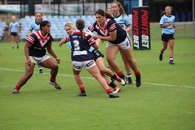 2020 Tarsha Gale Cup – Rnd 6 – Sharks v Roosters (1st Half)