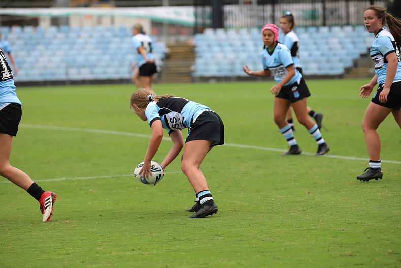 2020 Tarsha Gale Cup – Rnd 6 – Sharks v Roosters (1st Half)