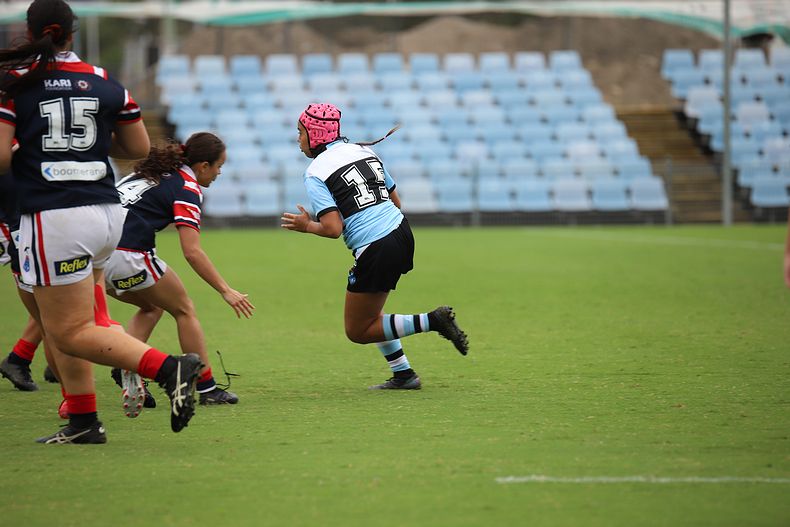 2020 Tarsha Gale Cup – Rnd 6 – Sharks v Roosters (1st Half)