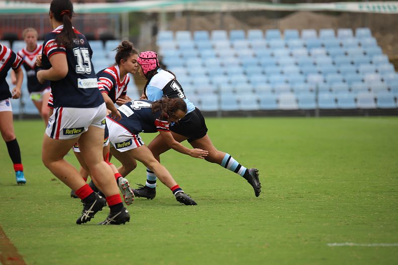 2020 Tarsha Gale Cup – Rnd 6 – Sharks v Roosters (1st Half)