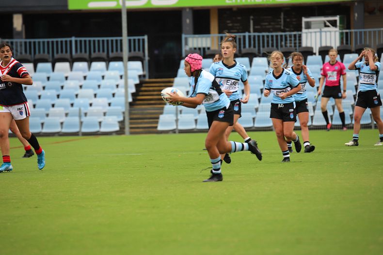 2020 Tarsha Gale Cup – Rnd 6 – Sharks v Roosters (1st Half)