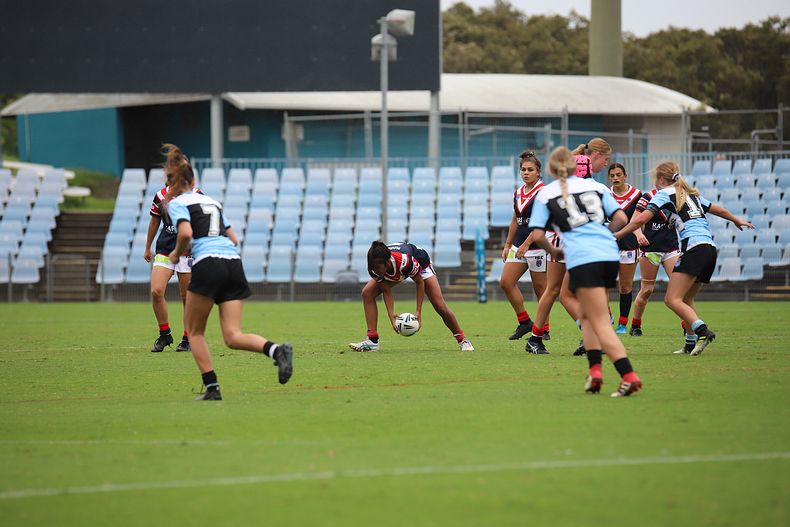 2020 Tarsha Gale Cup – Rnd 6 – Sharks v Roosters (1st Half)