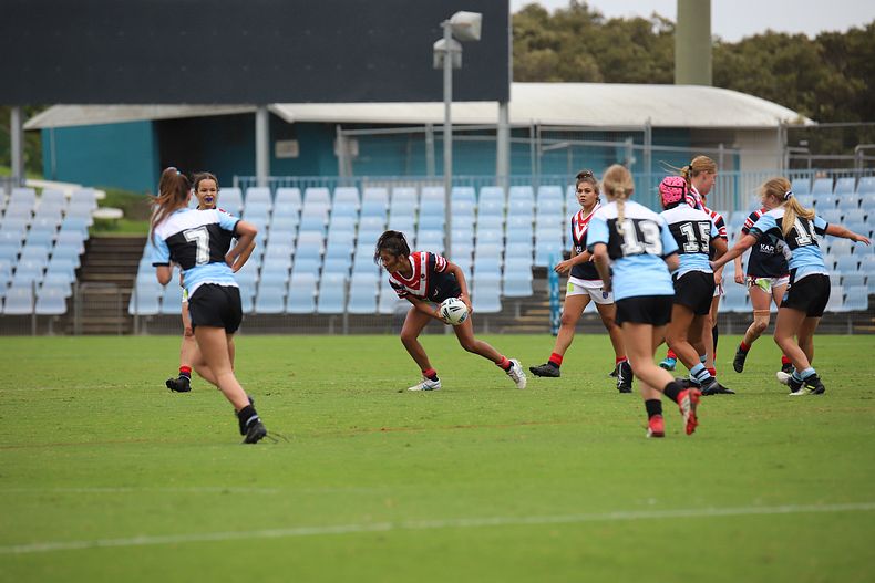 2020 Tarsha Gale Cup – Rnd 6 – Sharks v Roosters (1st Half)