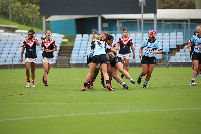 2020 Tarsha Gale Cup – Rnd 6 – Sharks v Roosters (1st Half)