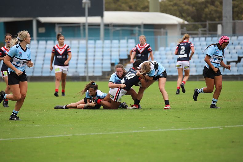 2020 Tarsha Gale Cup – Rnd 6 – Sharks v Roosters (1st Half)