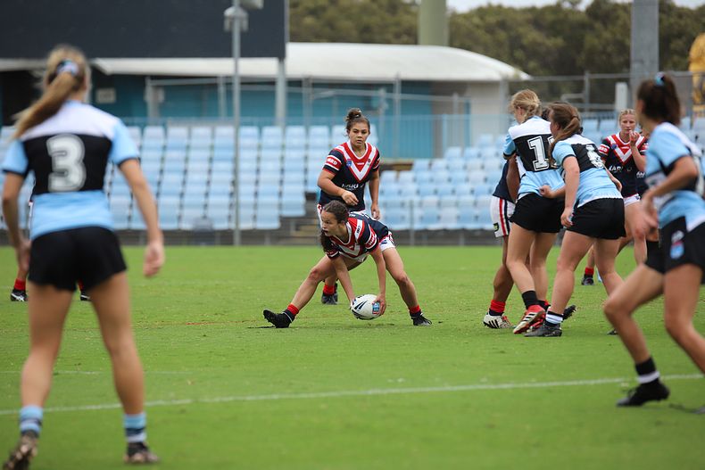 2020 Tarsha Gale Cup – Rnd 6 – Sharks v Roosters (1st Half)