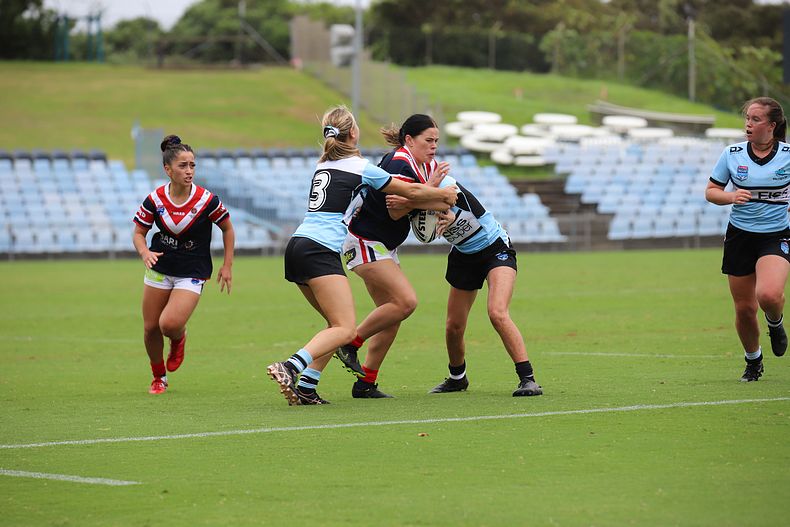 2020 Tarsha Gale Cup – Rnd 6 – Sharks v Roosters (1st Half)