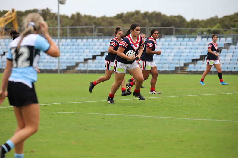 2020 Tarsha Gale Cup – Rnd 6 – Sharks v Roosters (1st Half)