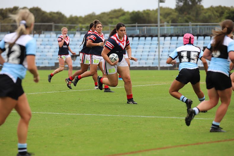 2020 Tarsha Gale Cup – Rnd 6 – Sharks v Roosters (1st Half)