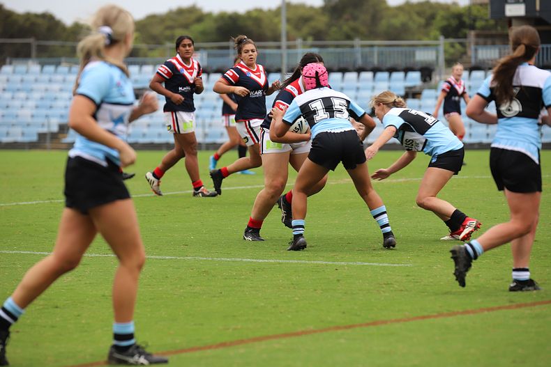 2020 Tarsha Gale Cup – Rnd 6 – Sharks v Roosters (1st Half)