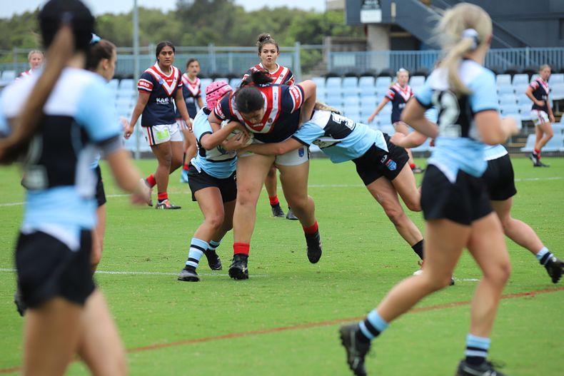 2020 Tarsha Gale Cup – Rnd 6 – Sharks v Roosters (1st Half)