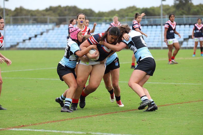 2020 Tarsha Gale Cup – Rnd 6 – Sharks v Roosters (1st Half)