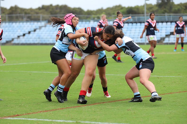 2020 Tarsha Gale Cup – Rnd 6 – Sharks v Roosters (1st Half)