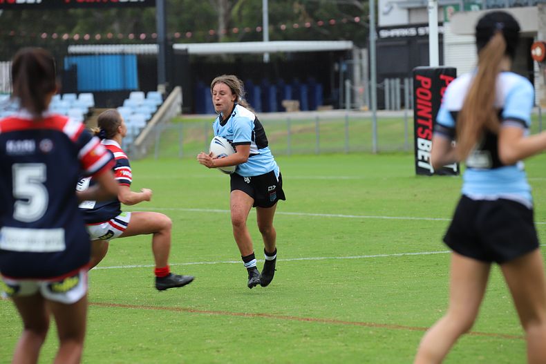 2020 Tarsha Gale Cup – Rnd 6 – Sharks v Roosters (1st Half)