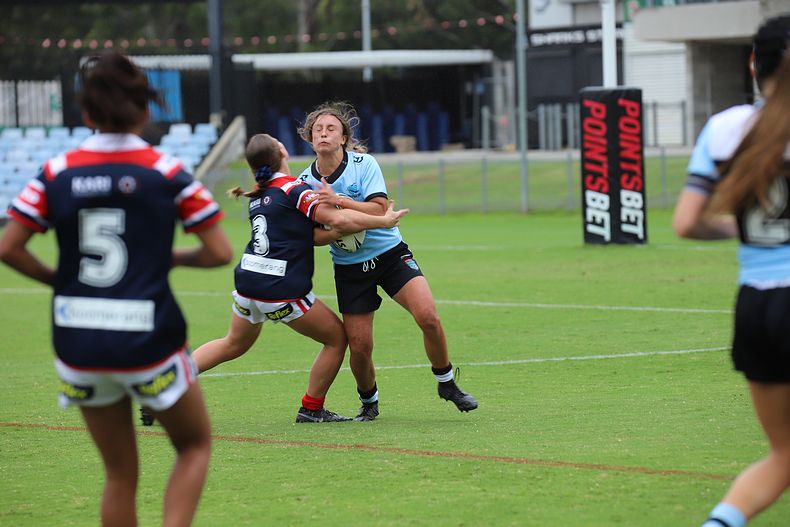 2020 Tarsha Gale Cup – Rnd 6 – Sharks v Roosters (1st Half)