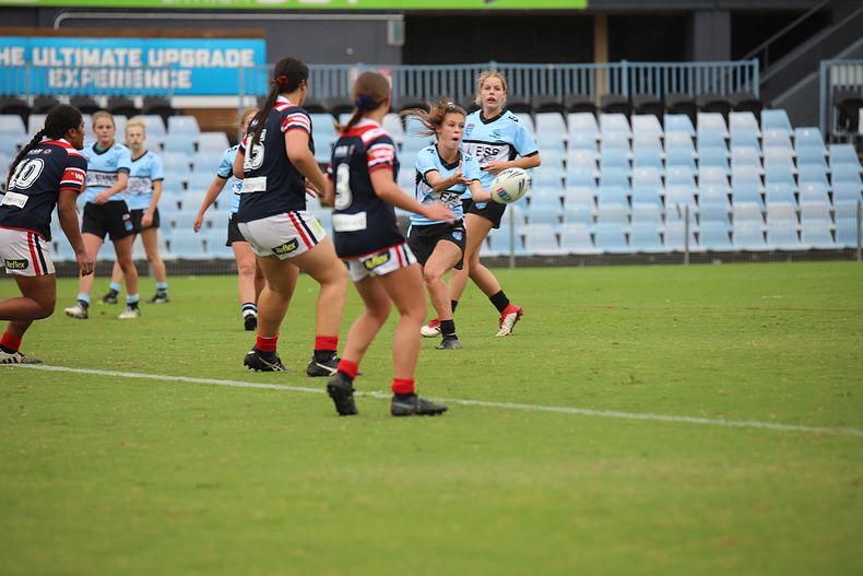 2020 Tarsha Gale Cup – Rnd 6 – Sharks v Roosters (1st Half)