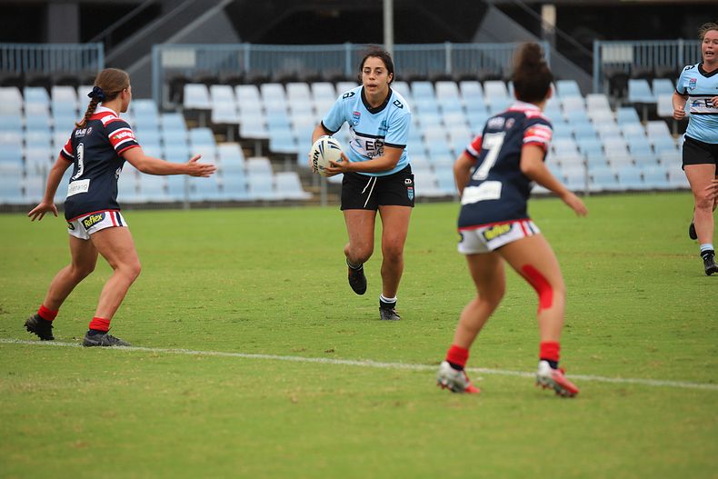 2020 Tarsha Gale Cup – Rnd 6 – Sharks v Roosters (1st Half)